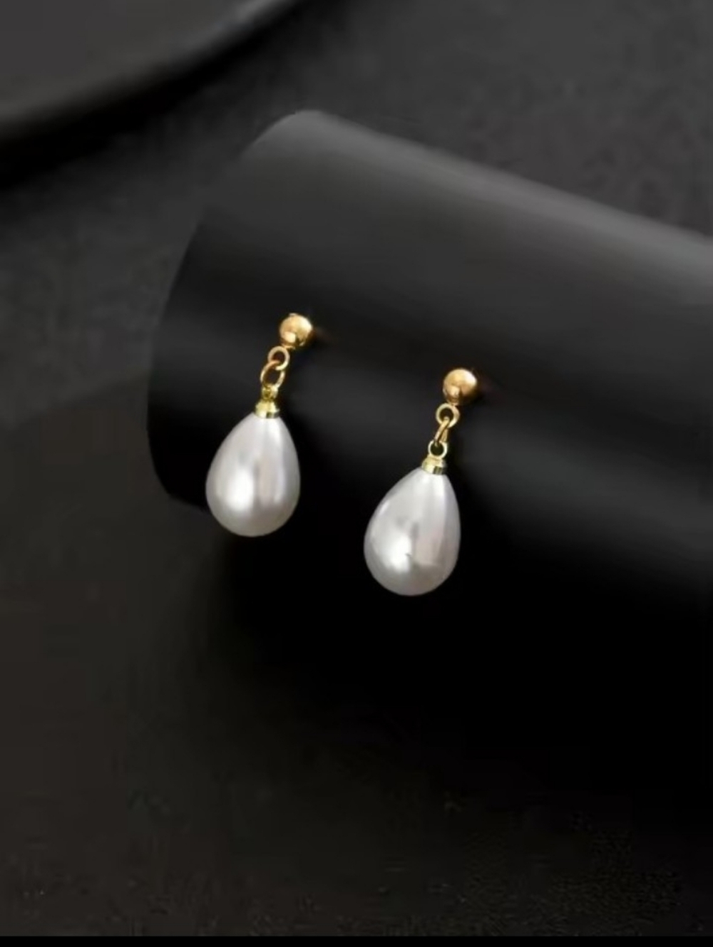 Pearl Teardrop Earrings Women's Jewelry New G5